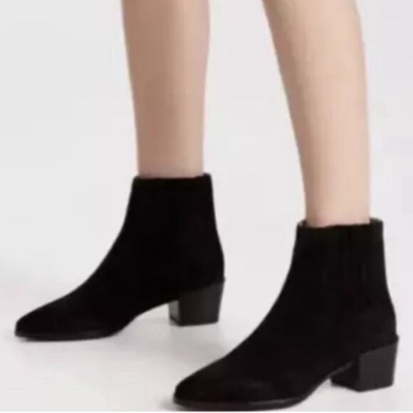 rag & bone ICON Rover Black Suede Bootie - Picture 3 of 14